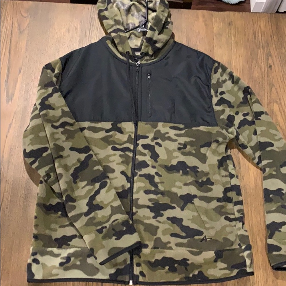 Camo Zip-Up Hoodie